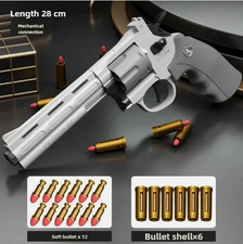ZP5 Revolver Soft Bullet Toy Gun 357 Simulation Pistol With Ejection Action