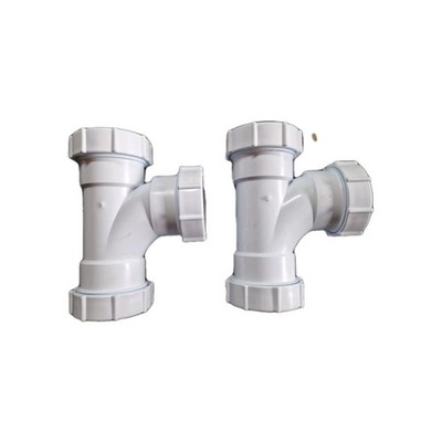 PLUMB CENTER PACK X2 KOMPRESSIONST-STÜCK 40 MM 92,5 GRAD WEISS - KOSTENLOSE LIEFERUNG - NEU