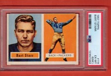 1957 Topps #119 Bart Starr PSA 6 (MC) EX-MT RC Rookie Green Bay Packers #35938