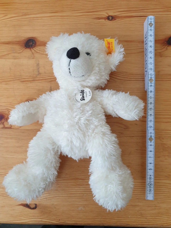 original Steiff Teddy Lotte mit Knopf im Ohr 28 cm absolut neuwertig unbespielt - Bild 2 von 4
