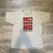Vintage 90s Single Stitch T-Shirt Say No To Alcohol Adult Size XL - Made in USA