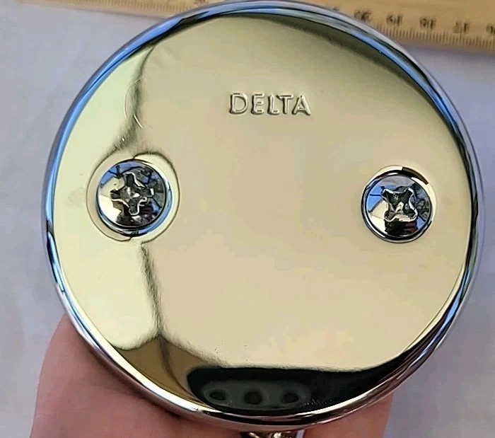 Delta RP7424 Переливная Пластина для Ванны Хром и Оборудование Новая Без Коробки - Изображение 3 из 4