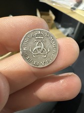 1675 Charles II 3d Threepence Three Pence Silver Collectable Grade (23110)