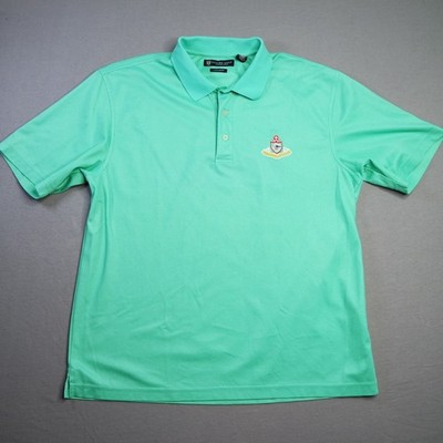 Vintage Oxford Super Dry Portmarnock Golf Club Men s Polo Shirt Size Large L