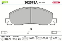 Bremsbelagsatz BremsklöTze Vorderachse FüR Renault Trafic II Kasten FL JL