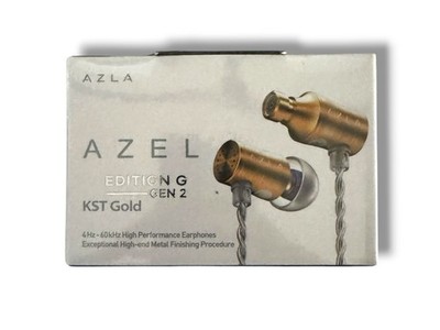 Azla Azel Gen 2 Edition G KST Gold Audiophile IEM Earphones Sealed