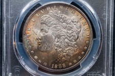 1888 U.S. Morgan Silver Dollar PCGS MS63 $1 BU Brilliant Uncirculated