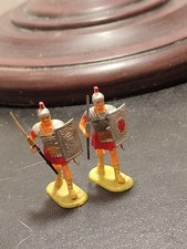 Elastolin Hausser 2 Roman L2 Marching Mint Bought '65 Perfect Paint Design...