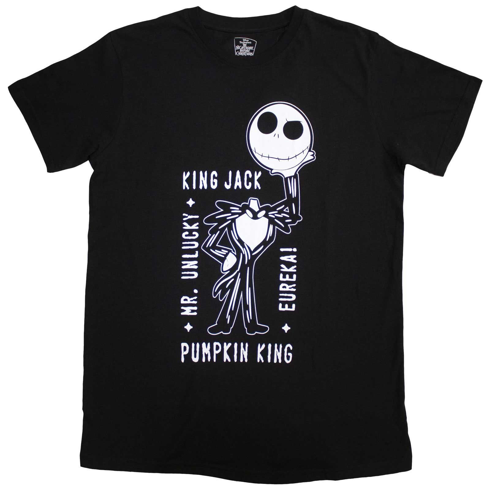 The Nightmare Before Christmas Unisex T-Shirt: Headless Jack (Large)