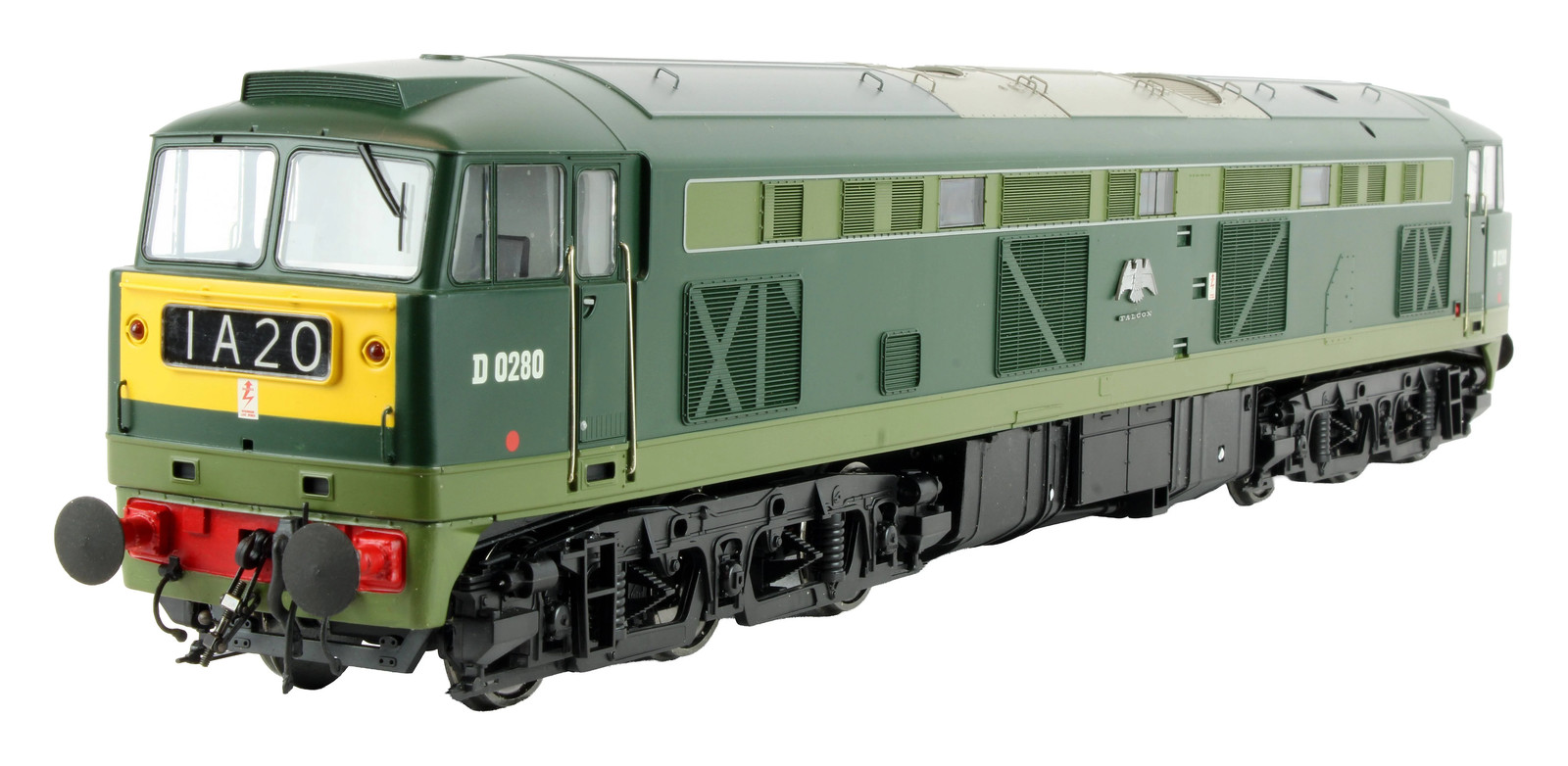 HELJAN O GAUGE 5350 FALCON CREST GREEN CLASS 53 'D0280' DIESEL LOCOMOTIVE