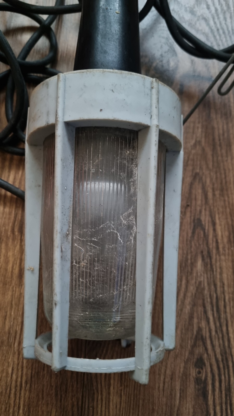 Vintage Garage Caged Lamp Industrial