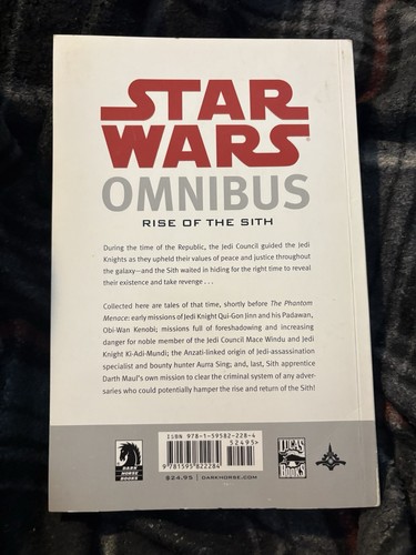 Star Wars Omnibus Quinlan Vos Rise Of Sith Menace Revealed Dark Horse TPB Lot - Picture 5 of 7