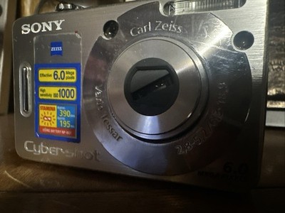 Sony Cyber-shot DSC-W50 6.0MP Digital Camera - Silver for sale