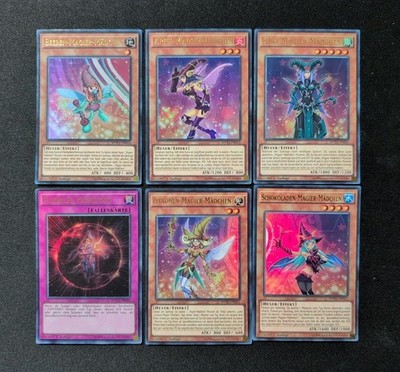 6 MAGIER-MÄDCHEN-SET Schokoladen Beeren Kiwi Zitronen Apfel MVP1 Ultra Rare NM