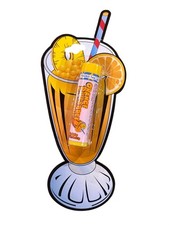 Vintage Lip Balm By Lotta Luv Orange Pineappl...