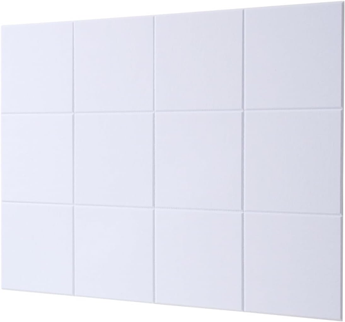 Large Felt Wall Tiles, 12 Pack Cork Board Alternative with Removable Adhesive Ta - Picture 9 of 17