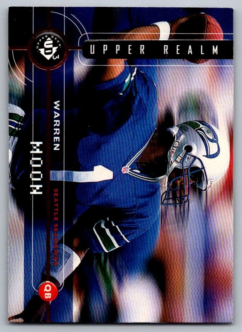 1998 Upper Deck UD3 Warren Moon Seattle Seahawks #77