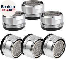 6PCS Faucet Aerator, Bathroom Sink Aerator Replacement Parts, with Brass Shell 1