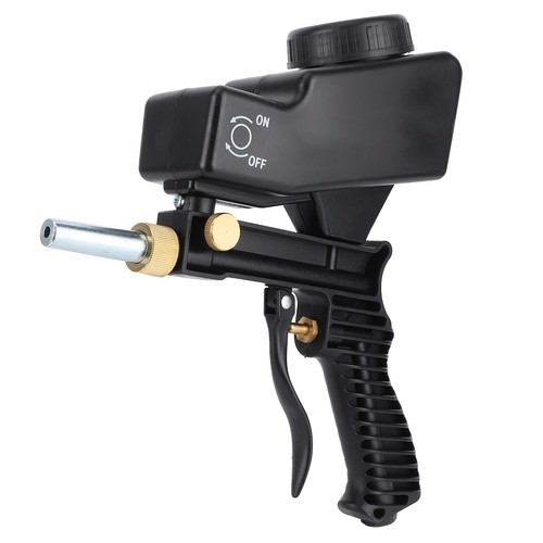 Ι Black Portable Gravity Type Small Sandblasting Gun Sandblaster Car Automobile - Picture 12 of 12