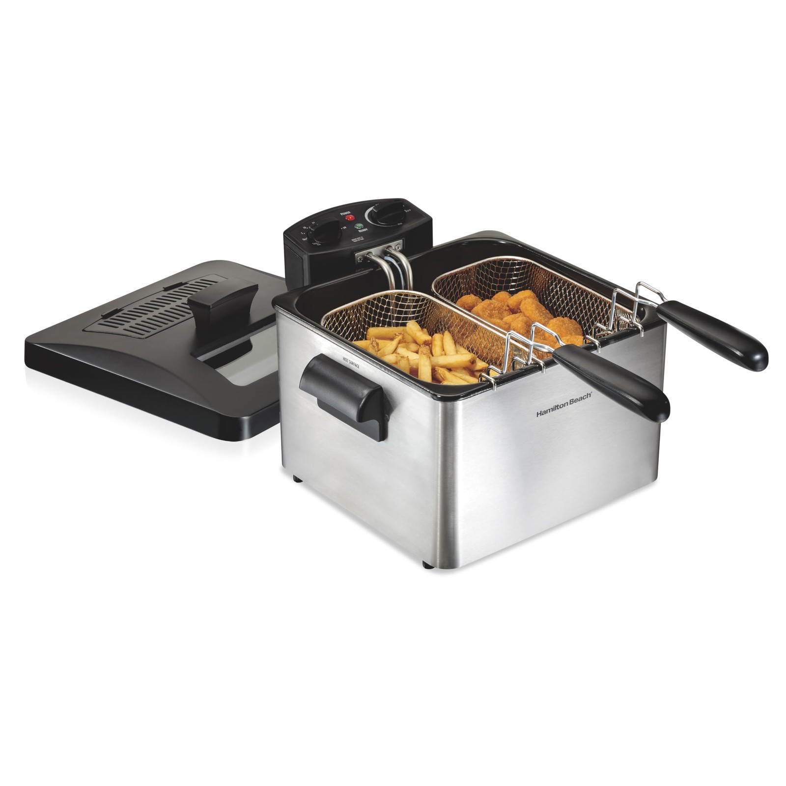 With 2 Baskets And Lid, 4.5 Liters / 19 C...