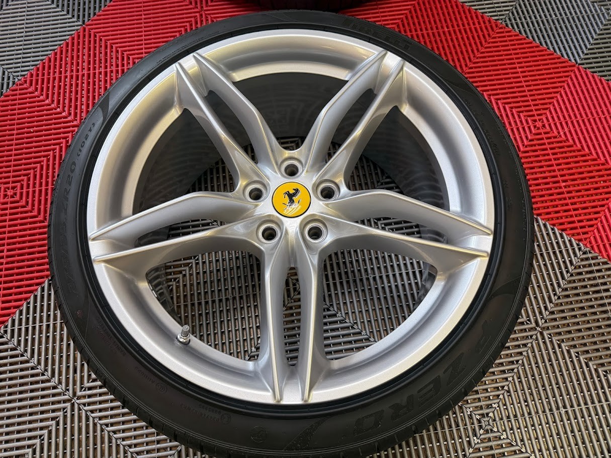 OEM Original Factory 20" Ferrari 812 Superfast Rims Wheels Tires Set Take Offs