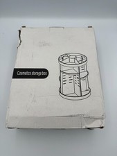 Cosmetics Storage Box 360 Rotating Makeup Organizer Clear Acrylic