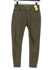 Jack Wills Women's Jeans W 27 in Green Cotton with Polyester Skinny