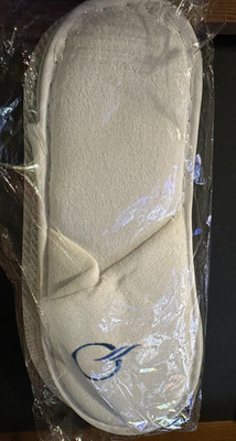 Oceania Cruises Men s - Women s   White  Slippers New in Pkg  Free Ship