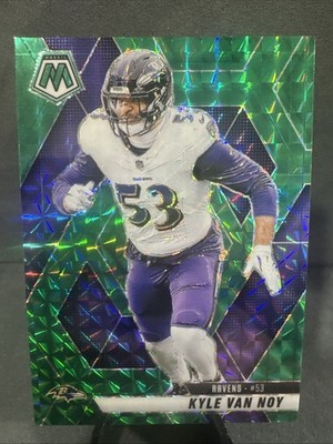 2025 Panini Mosaic #13 Kyle Van Noy Mosaic Green