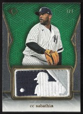 2024 Topps Diamond Icons LOGOMAN GAME WORN 1/1 CC Sabathia #AT1JR-CSA BB2
