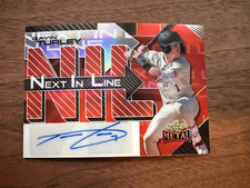 2025 Leaf Metal Next In Line Gavin Turley Red Auto /15 