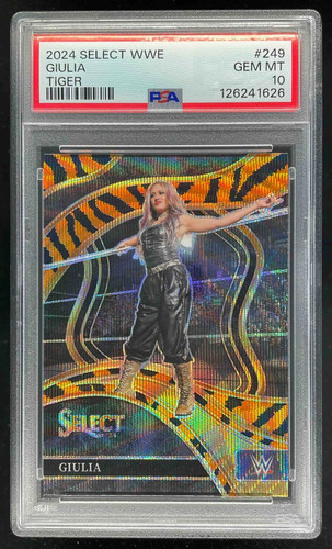 Giulia [Tiger Prizm] #249 2024 Panini Select WWE card