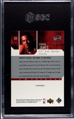 その他 UD Lebron James rookie card 301 2003-04 Upper Deck - Star Rookie LeBron James #301 (RC) for