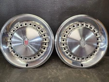 1981 1989 Chevy Monte Carlo Hubcap Pair Wheel Cover Chevrolet Rim 84 85 GM OEM