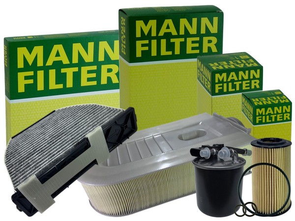 Mann Filtersatz FüR Mercedes CLS E C Klasse W/S 204 212 C207 C204 GLK X204 CDI-image