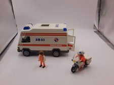 Playmobil 3925 Alter Krankenwagen Arzt Krankenschwester AM03 Motorrad