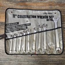 Proto Challenger Usa Combination Wrench Set 10pc Metric 7mm-18mm 6153m