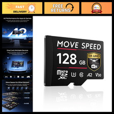 128GB MicroSDXC Memory Card U3 V30 A2, 170MB/s Read, 4K UHD, High-Speed TF for C