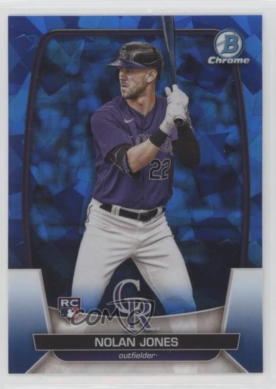 2023 Bowman Chrome Sapphire Edition Nolan Jones #4 0nr3