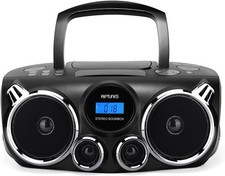 Portable CD Player Bluetooth Stereo Sound Digital AM FM Radio MP3 CD Boombox USB