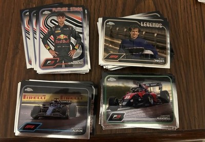 2024 TOPPS CHROME FORMULA 1 - WITH INSERTS  -  YOU PICK