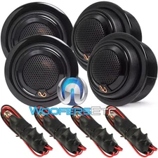 4 INFINITY REFERENCE REF-375TX 3/4" HIGH PERFORMANCE COMPONENT TWEETERS X-OVERS