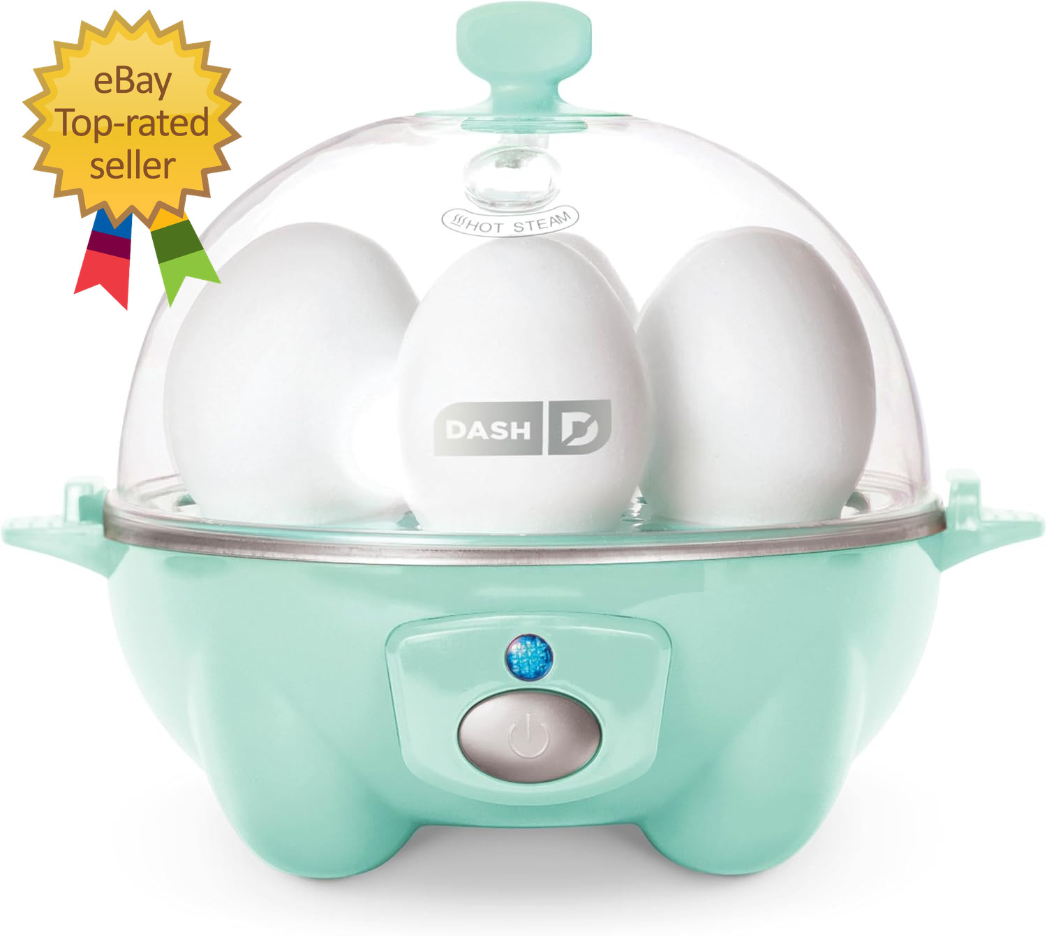 Rapid Egg Cooker: 6 Egg Capacity Electric Egg Cooker for Hard Boiled Eggs 