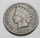 1889 INDIAN HEAD CENT,PARTIAL LIBERTY, VERY NICE COIN!!!!(A9)