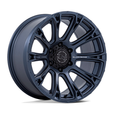 20x9 Black Rhino BR020 Diamondback Metallic Blue Wheels 6x5.5 (12mm) Set of 4