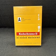 Vintage Kodachrome II Color Movie Film Sealed in Package for 16mm Exp 1970  S4  