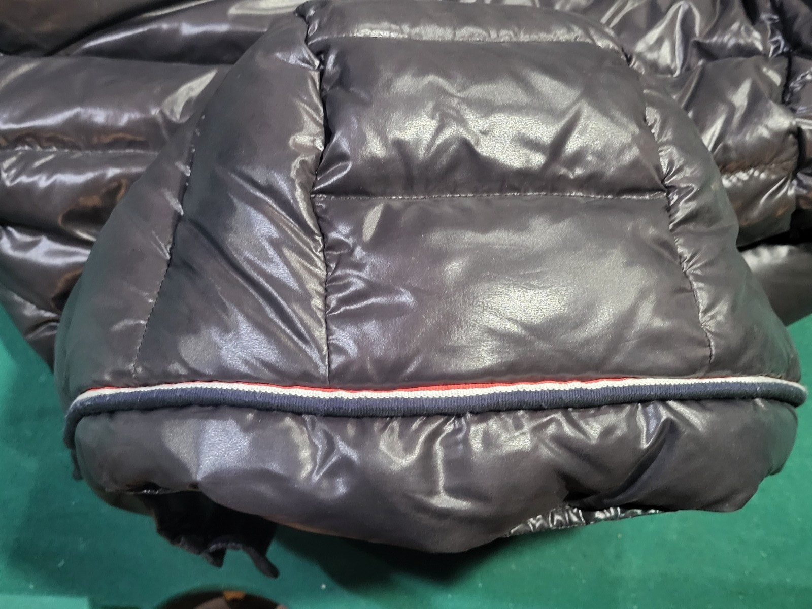 Authentic Moncler Aubert Down Puffer Jacket Dark … - image 6