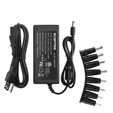 Power Adapter 12V-4A 3A 2.5A 2A 1.25A 1A AC/DC 5.5x2.1mm with 8 Tips
