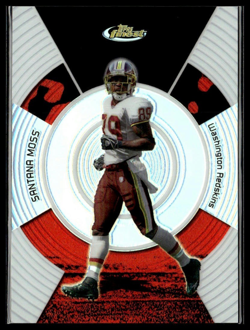 2005 Finest #58 Santana Moss Refractor #/399