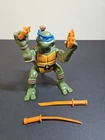 VTG 1993 Playmates Teenage Mutant Ninja Turtles Leonardo 4.25" Complete!